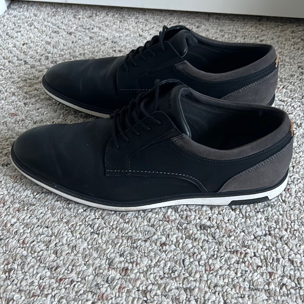 Aldo men’s Legarecien shoes black/gray size 14